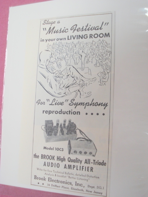 1951 Brook Electronics Inc. Elizabeth, N. J. Ad - $7.99