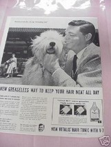 1954 Vitalis Hair Tonic Ad With Arthur Godfrey - £6.09 GBP