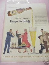 1955 Falstaff Beer Ad &quot;When Company Comes...&quot; - $7.99