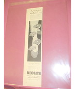 1955 Neolite Soles and Heels Ad Made By Goodyear - £6.37 GBP