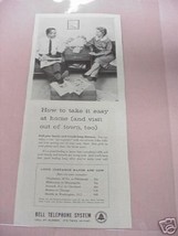 1959 Bell Telephone Long Distance Ad - £6.28 GBP