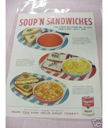 1959 Campbell&#39;s Soup &#39;N Sandwiches Color Ad - £6.37 GBP