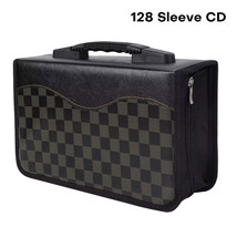 128 Disc Cd Dvd Storage Case Organizer Holder Ring Binder Bag Wallet Alb... - $29.99