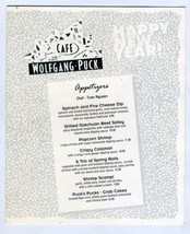 Cafe Wolfgang Puck Menu Disneyworld Live Love Eat Happy New Year - £19.73 GBP