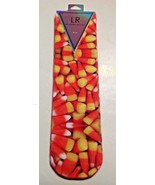 Living Royal Candy Corn Pattern Crew Socks Fit Shoe Sz 4-10 Made in USA - £7.72 GBP