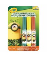 Crayola Minions Washable Markers -Baby Fir Green - Banana Bonanza - Copp... - £6.22 GBP