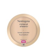 NEUTROGENA MINERAL SHEERS LOOSE POWDER FOUNDATION NUDE  40 NEW - £8.68 GBP