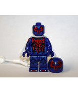 Building Block Spider-man 2099 First Blue Outfit Minifigure Custom Toys - £4.71 GBP