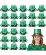 24Pack St Patrick’s Day Glitter Leprechaun Green Top Hats, Party Decor - $43.00