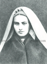 Bernadette of Lourdes Art Print - £14.42 GBP+