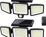 Solar Outdoor Lights, Toughenough 2500Lm 210 Led Security Lights With Re... - $46.94