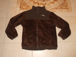 The North Face Girls Brown Fleece Jacket Size XL (18) - £15.98 GBP