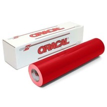 Red Adhesive Vinyl Roll Paper Sheet for Cricut Cameo Signs Sticker Car Decals - £6.71 GBP