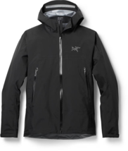 Arc'teryx Beta Mens LARGE Jacket -Black X - Weather Resistant GoreTex Ho... - $359.99