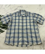 Mountain Khakis Mens Button Up Shirt Size XL Blue Plaid Relaxed Fit Vent... - €21,31 EUR