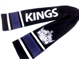 Los Angeles Kings Winter Scarf Jersey Material Team Logo W/ Inside Zip P... - £9.86 GBP