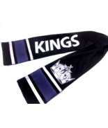 Los Angeles Kings Winter Scarf Jersey Material Team Logo W/ Inside Zip P... - £9.87 GBP