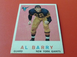 1959 Topps # 138 Al Barry N.Y. Giants Nm / Mint Or Better !! - £31.94 GBP