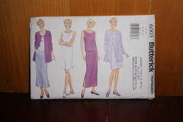 Butterick Pattern # 6005 Fast &amp; Easy Size 8-10-12 Dress  New Uncut   1999 - £6.35 GBP