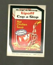 1974 Wacky Packages Original 8th Series *LIPOFF CUO-A-SLOP* Sticker Card. - $2.49