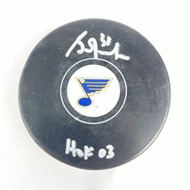 Grant Fuhr signed Hockey Puck BAS Beckett St. Louis Blues Autographed - £39.14 GBP