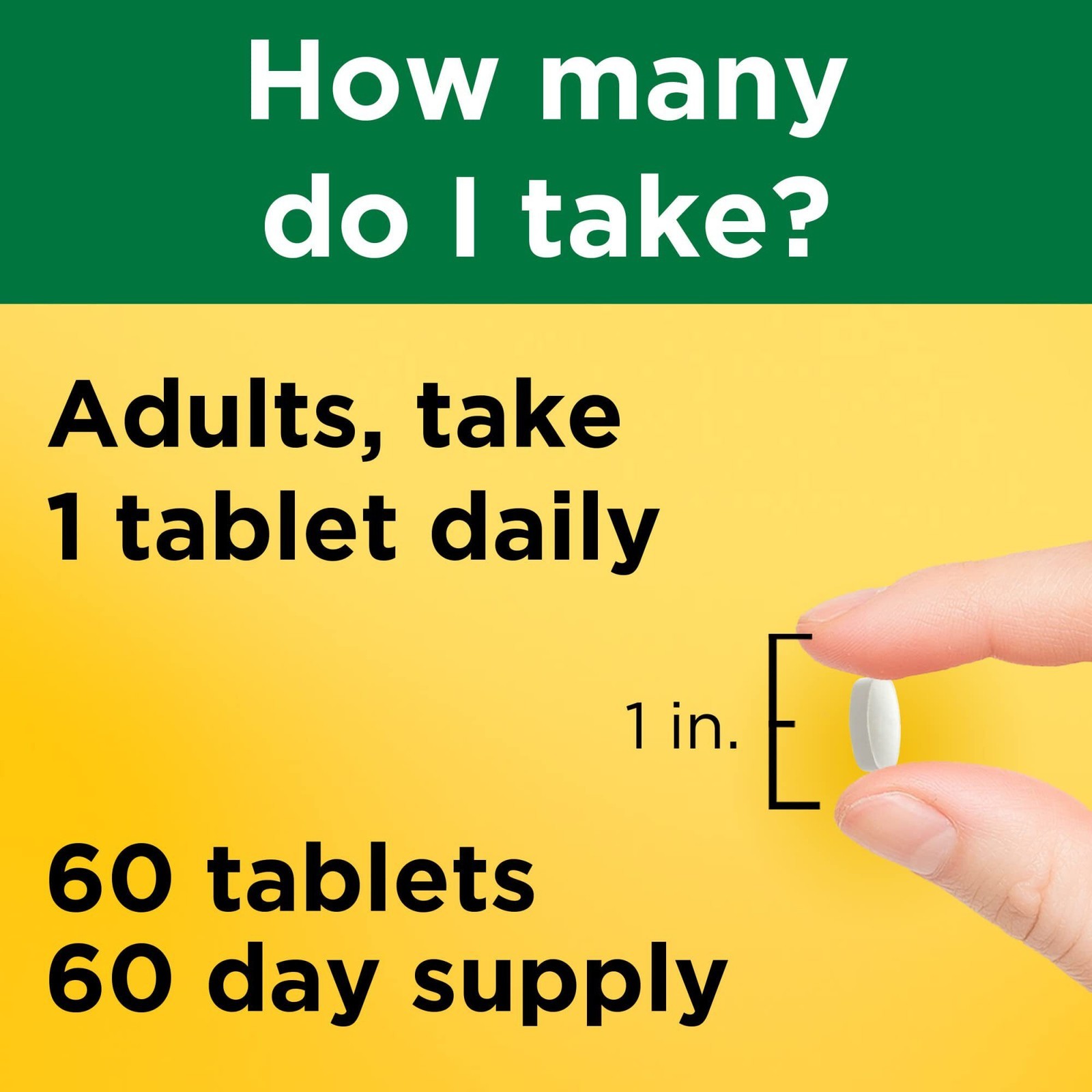 6/28 Nature Made L-Lysine 1000 mg, Dietary Supplement, 60 Tablets, 60 Day Supply Item image 4