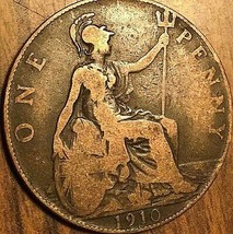 1910 Uk Gb Great Britain One Penny - £1.42 GBP