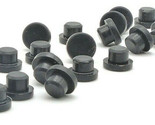 3/8” Rubber Hole Plugs  5/8&quot; OD  Compression Push In Stem Bumper   12 Pe... - £9.60 GBP