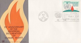 ZAYIX - United Nations 243 Official Geneva cachet FDC Human Rights 032723SM40M - $2.00