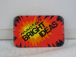 Vintage Advertising Pin - Mactac Bright Ideas - Celluloid Pin  - $15.00