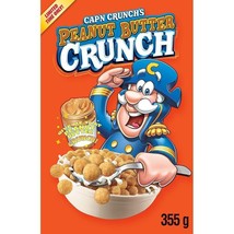 4 Boxes of Cap&#39;n Crunch Peanut Butter Crunch Cereal 355g Each - Limited Edition- - £32.47 GBP