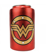 Wonder Woman Symbol Metallic Finish Can Cooler Red - £11.86 GBP