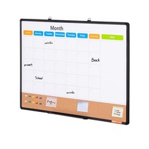 VEVOR 36"x 24" Monthly Calendar Whiteboard & Cork Board Combo with Aluminum Fram - $1,694.89 MXN