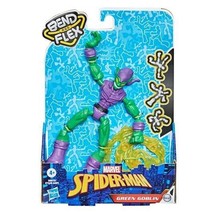 Marvel Spider-Man Bend and Flex Green Goblin Action Figure 6&quot; Flexible Figure - £19.97 GBP