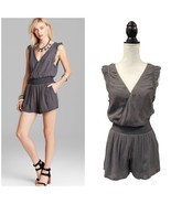 Free People Romper Charcoal Gray XS - $81.24 CAD