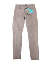 NEW prAna Merrigan Pants Champagne Pink Women&#39;s Size 0 Button Fly Corduroys - £30.89 GBP