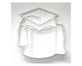 6x Graduation Cap On TP Fondant Cutter Cupcake Topper 1.75 IN USA FD3642 - £6.37 GBP