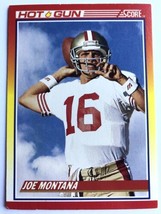 1990 Score #311 Hot Gun Joe Montana San Francisco 49ers Kansas City Chiefs Card - £1.02 GBP