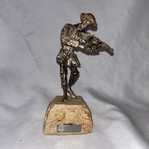 Vintage Isaac Jeheskel Dancing Violinist Israel Sterling Silver Sculpture - $111.00