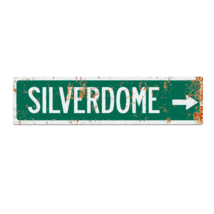 Retro Pontiac Silverdome Road Sign - £23.17 GBP