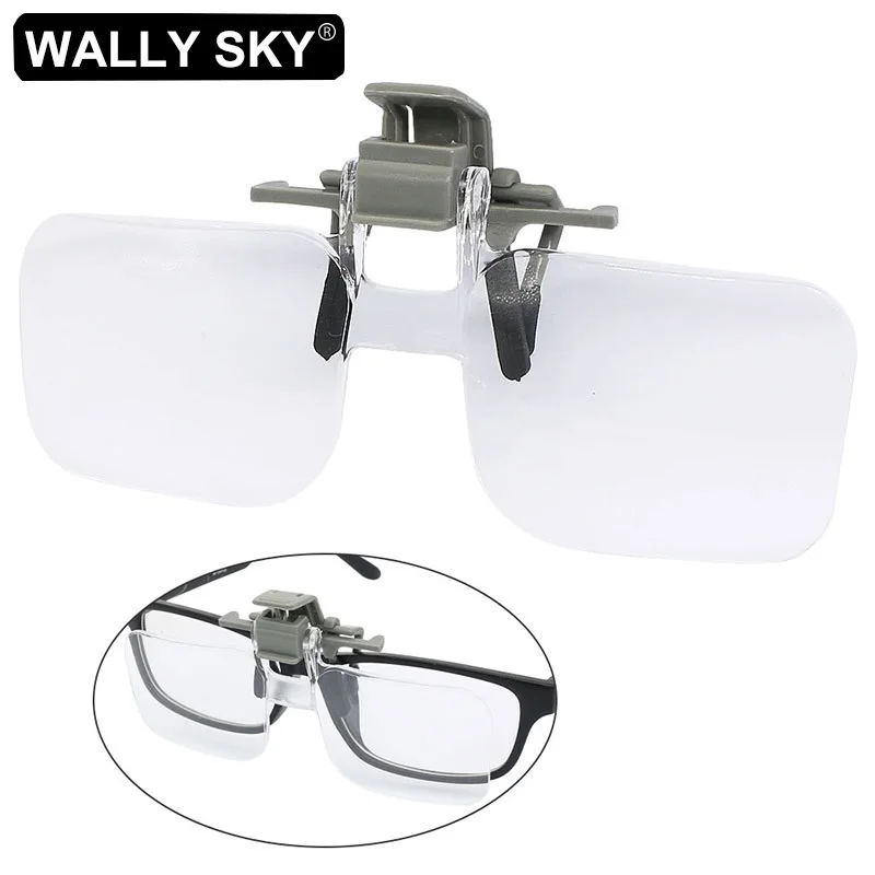 2X Magnifier Light-weight Magnifying Gles with Clip Loupe for Needlework Crafts  - £130.10 GBP