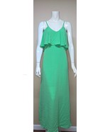 SUNDAY in BROOKLYN Anthropologie Green  Spaghetti Strap Maxi Dress Size ... - $27.79 CAD
