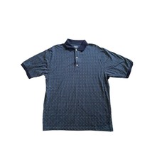 Men&#39;s Haagar Cool 18 Polo Golf shirt Size Large Diamond design - $19.74