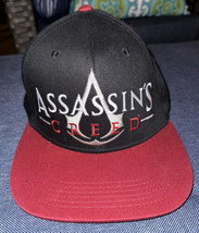 Assassins Creed Baseball Cap Mens Black Snapback Hat Logo Patch Video Game NEW - £10.38 GBP