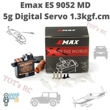 EMax ES 9052 MD 5.5g (5g) Mini Micro Servo Digital Servo RC Airplane Heli - $261.52 MXN