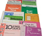 Songbook Lot of 15 for the Recorder Duets Christmas Birthday Sweet Pipes - $21.98