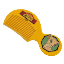 VINTAGE 1990&#39;s DISNEY THE LION KING YELLOW PLASTIC NALA COMB - $19.00