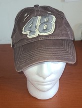#48 NASCAR Baseball Cap Hat Jimmie Johnson Brown Adjustable - $209.24 MXN
