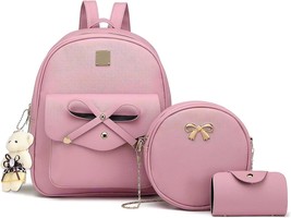 3-PCS Small Backpack Purse for Women - £41.08 GBP
