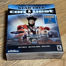 Star Trek CONQUEST ONLINE Vintage Bigbox PC Game BRAND NEW in Large Box! - $14.80
